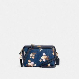 Bennett Crossbody With Painted Floral Box Print